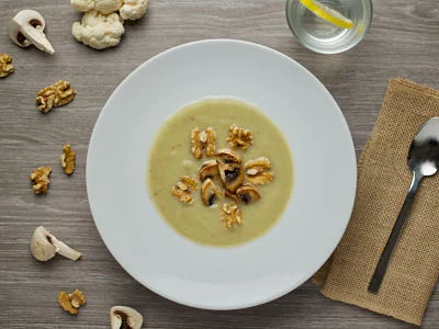 recipe kit Creamy cauliflower and quinoa soup